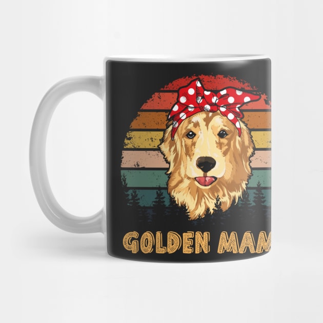 Golden Retriever Mama by Happy Shirt